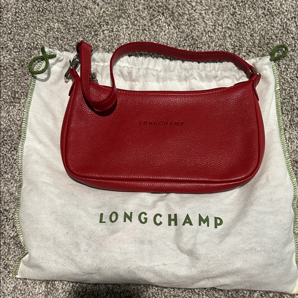 Longchamp Cherry Red Shoulder Bag